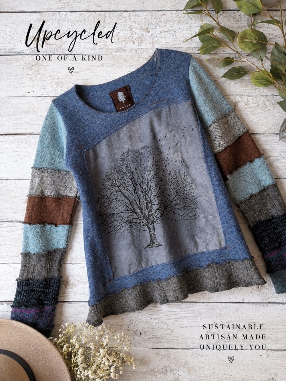 Susan Harris Design upcycled sweater